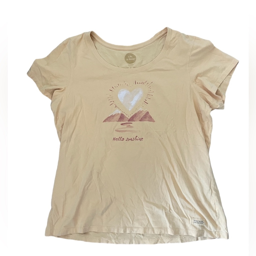 Life is Good Hello Sunshine Women’s T-shirt Size XL